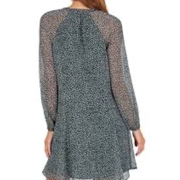 NWT New Joie Dress Balloon Sleeves, Arctic Animal spot, Green, MSRP $378.00 - Picture 3 of 10